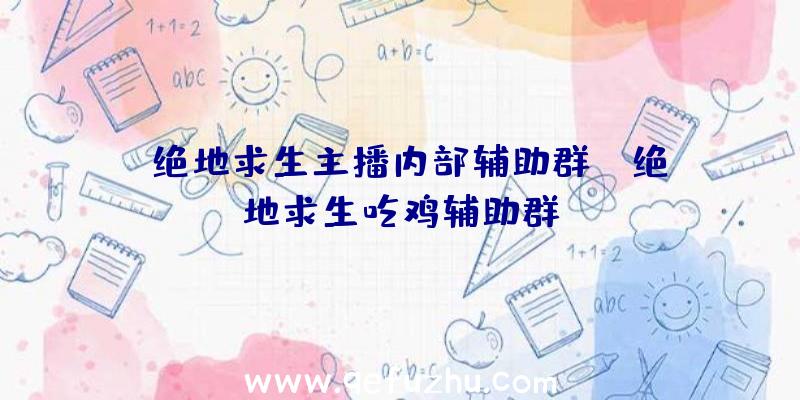 「绝地求生主播内部辅助群」|绝地求生吃鸡辅助群